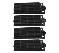 ibasenice Filtre sans Outil Noir Structure Multicouche en Plastique pour Aquarium Capture Débris Alimentaires Lot de 4 Pièces Adapté aux Aquariums à Poissons Rouges