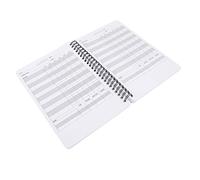 ibasenice Fitness Portable Journal Décoratif Planificateur Objectifs Agenda Pratique pour Sportif et Gestion de Vie Cahier de Notation pour Salle de Sport