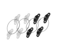 ibasenice Fixations Pour Meubles Anti-basculement Kit Sécurité Garçon Et Filles Sangles Nylon Larges Blanc Et Noir Ancrage Mural Prévention Basculement Commodes Armoires 4 Pièces Vis