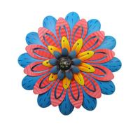 ibasenice Fleurs Métal Pour Mur Extérieur Art Floral Avec Marguerite Décoration Murale Métal Pour Jardin Et Clôture