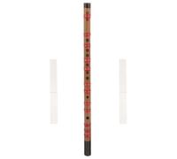 ibasenice Flûte de Bambou pour Débutant en Clé, Instrument de Musique Traditionnel Portable Membrane, Design Simple et Apparence Exquise pour Apprentissage Facile