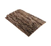 ibasenice Fond de Terrarium Tortue Terrestre en Bois Écorce Résistante à l'usure, Décoration Simple et Généreuse pour Habitat de Reptiles Facile à Installer
