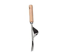 ibasenice Fourche de Désherbage Manuelle Acier Inoxydable Outil de Jardinage Pratique pour Éliminer Mauvaises