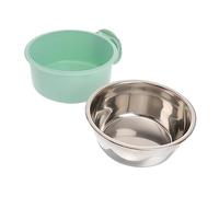 ibasenice Gamelle pour Chien Acier Inoxydable Résistante Chaleur Portable Et Amovible pour Nourrir Votre Animal