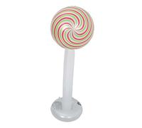 ibasenice Géant Lollipop Gonflable de Noël Décoration Candy Balloons PVC Résistante Aux Intempéries pour Fête Anniversaire et Noël Accessoire Candyland pour Jardin Patio et Piscine