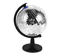 ibasenice Globe Machine à Mouvement perpétuel lumières Boule Disco lumière Boule à facettes Boule Disco dorée Objets de décoration de bibliothèque Lampe à Balle Disco Un Verre