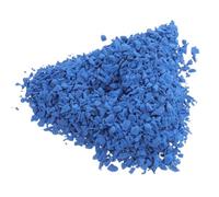 ibasenice Granulés en Caoutchouc Epdm Bleu pour Réparation Précise des Surfaces de Terrain D'athlétisme, Paquet de 1kg Facile à Utiliser pour Pistes Scolaires et Stades