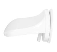 ibasenice Gratte-pied Blanc en Plastique Antirouille Facile à Utiliser, Repose-pied pour Salle de Bain Bain Cirage de Chaussures