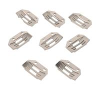 ibasenice Griffe D'entraînement en Alliage Argenté 8pcs Mécanisme D'alimentation Optimisé pour Tissus Épais, Pièces Détachées -2 pour Machine à Coudre Parapluie pour Production