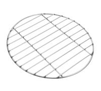 ibasenice Grille de Barbecue Ronde Design Simple et Pratique Maille 2,8cm en Acier Inoxydable pour Cuisson Extérieure et Intérieure