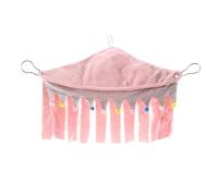 ibasenice Hamac pour Hamster Créatif en Flanelle Rose pour Cage, Repos | Cachette à Trois Côtés, Usage Toutes Saisons, pour Petits Animaux, Style Créatif, Confortable