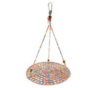 ibasenice Hamac Reptile Créatif Coton avec Corde Suspendue Lit et Balançoire pour Lézard et Dragon Barbu Suspendu Facile à Installer Compact et Lavable Couleur Orange