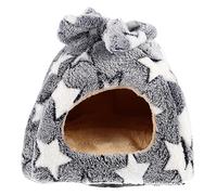 ibasenice Hamster Hideout Douillet avec Coussin Épais et Chauffant Nid Hiver pour Lapin et Chinchilla Lieu de Confortable et Durable pour Petits Animaux Usage Cage et Maison