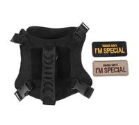 ibasenice Harnais pour Chat avec Poches Harnais pour Chien Système Anti-Fugue pour Balades Toute Sécurité