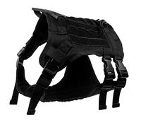 ibasenice Harnais Pratique pour Chien Gilet Renforcé en Oxford pour Chiens de Grosse Taille Accessoire Respirant et à l'usure 1 Pièce