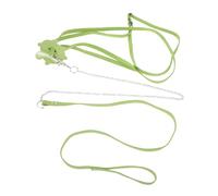 ibasenice Harnais Tortue Réglable Vert avec Laisse Confortable et Poignée Ergonomique pour Reptiles et Dragons Sécurité Extérieure Renforcée