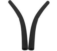 ibasenice Housse De Poussette En Mousse Noire Pour Poignées, Manchon De Protection Antidérapant, Matière Éponge Dense, Compatible Poussette Et Landau, Lot De 2 Pour Parents Et Nourrissons