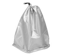 ibasenice Housse de Protection Étanche pour Port de Charge de Véhicule Électrique 28x45x16 Cm, Cache Anti-Pluie Gris Argenté Cordon Ajustable, Accessoire Essentiel pour Borne de Recharge