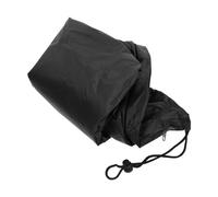 ibasenice Housse De Protection Imperméable pour Fontaine Et Sculpture De Jardin Extérieure, Noire, Diamètre 36 Cm x Hauteur 107 Cm, Tissu 210d Revêtement Argenté, Protection Pluie Et Intempéries