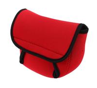 ibasenice Housse de Protection Moulinet Néoprène Rouge Étui Compact Anti-humidité pour Moulinets Baitcasting et Spinning Rangement Pratique pour Extérieur