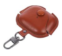 ibasenice Housse d'écouteurs élégante en Cuir Marron, Coque d'écouteurs sans Fil Impact-Resistant pour, étui pour écouteurs sans Fil 1PC