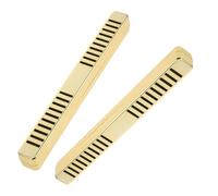 ibasenice Humidificateur Portable pour Cave à Cigares 2 Pièces Humidificateur Anti-Gravité en Plastique Doré Accessoires pour Boîtes à Cigares Contrôle Précis de L'Humidité Conservation