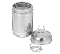 ibasenice Infuseur à Thé Boule Filtrante en Acier Inoxydable Chaîne Crochetée, Maille Fine Résistante, Multifonction pour Filtrer la Médecine Chinoise et Préparer la Soupe