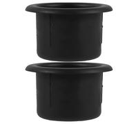 ibasenice Insert Porte-Gobelet Anti-Déversement, Lot de 2 Inserts Diamètre 72 MM en Plastique Robuste, Support Boisson pour Camping-Car et Yacht, Accessoires pour Voyages en Bateau et Van