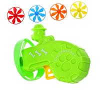 ibasenice Interactif pour Chat Disque Volant Lanceur Stimulant pour Chat Intérieur et Extérieur Jeu de et pour Animaux Plastique Adapté Aux Joueurs Couleur Aléatoire Couleur Aléatoire