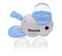 ibasenice Interactive Dog Feeder Toy Rotating Button Treat Dispenser Puzzle for Training Healthy Puppies Indoor and Travel