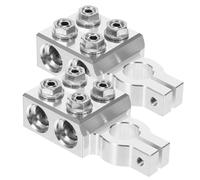 ibasenice Interrupteur de Déconnexion Batterie de Voiture à Borne Supérieure Paire de Coupe-circuit Batterie Compatible Véhicules Auto et Bateaux Sécurité Anti Court-circuit