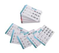 ibasenice Jeu de Cartes Mémoire d'Accords de Piano Essentiels en Papier - Guide Portable d'apprentissage et Pratique des Accords pour Étudiants - Tableau Pédagogique Professionnel pour