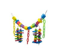 ibasenice Jouet à Mâcher pour Perroquet Jouet Bloc pour Oiseaux Activité Physique et Mentale