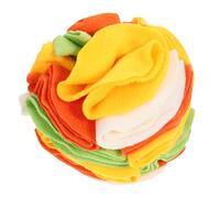 ibasenice Jouet à Renifler pour Chien Et Jouet à Mâcher pour Chiot en Polaire Résistante, Balle à Alimentation Lente De 15 Cm, pour Stimuler L'odorat Et L'activité des Chiens De Compagnie