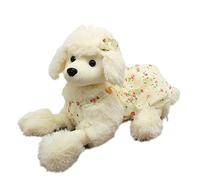 ibasenice Jouet Caniche Unique De 55 Cm Peluche Blanche Confortable pour Enfants pour Halloween Anniversaire Fête des Enfants