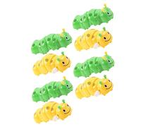 ibasenice Jouet Chenille Mécanique à Remonter Lot de 8 Pièces Motif Dessin Animé Couleurs Aléatoires Jouet Éducatif pour Garçon et Filles et Tout-Petits de 6 à 12 Mois Présent pour Garçon et Fille