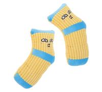 ibasenice Jouet Couineur pour Chien Jouet Interactif en Peluche Lot de 2 Chaussettes de Dessin Animé Stimule L'Activité Physique Adapté aux Chiots Réduit Le Risque de Stress chez Les Animaux