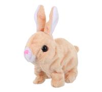 ibasenice Jouet Électrique Lapin Jouet Simulant Un Lapin Qui Avance Et Fait Bruit pour Et Réaliste pour Petits De Piles Incluses