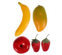 ibasenice Jouet pour Garçon et Filles Maracas Fruitées en Abs, Set de 5 Pièces, Développement de L'attention Compétences D'écoute, Adapté pour Maison et Terrain de Jeu