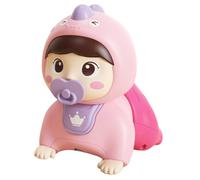 ibasenice Jouet Rampant avec Musique Poupée Éveil pour Garçon Fille Jouet Éducatif pour Apprendre à Ramper