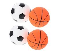 ibasenice Jouets pour Garçons Et Filles Lot De 4 Ballons De Basket Gonflables en PVC De 12 Cm pour Créer des Liens Parents-Enfants