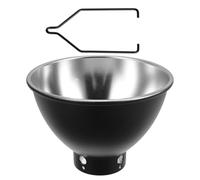 ibasenice -jour avec Large Angle de Couverture pour Lampe Chauffante Reptile en Métal Noir et Installation Simple, pour Terrarium Reptile Sécurisé
