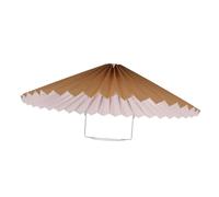 ibasenice Jour Tissu Plissé Remplaçable pour Lampe de Table Jour Créatif Forme de Parapluie Décoration Moderne pour Intérieur Compatible avec Lampadaires et Suspensions