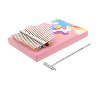 ibasenice Kalimba Piano À Pouce Notes Bois Massif Portable Rose Pour Débutants Garçon Fille Sensibilité Musicale