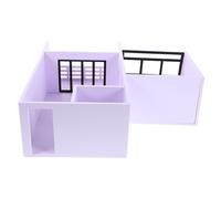 ibasenice Kit D'architecture 1/25 pour Maquette de Maison Miniature en PVC et Acrylique, Modèle D'appartement Soi-même Plan Intérieur Sectionné, Apprentissage Pratique