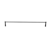 ibasenice Kit de 1 Support de Rail d'étagère : 2 Embouts de poteaux métalliques de 1 cm et Support de Rail de 40 cm - de galerie métallique Robuste pour casier à vin, empêche Les Bouteilles
