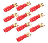 ibasenice Kit de 10 Bornes de Câble Haut-Parleur Voiture 63P en Cuivre Pur Plaqué Or Connecteurs Isolés à Sertir Extrémités pour Système Audio Automobile Installation Facile et Qualité