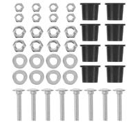 ibasenice Kit de 8 Ensembles de Balanciers pour Appareils de Coiffure, Inclut Caoutchouc et Fer, Inclinaison Fluide et Assemblage Sécurisé, pour Salon