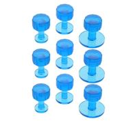 ibasenice Kit de Débosselage Voiture 9 Pièces Extracteurs à Ventouse Transparents, Outils de Réparation Carrosserie Auto Polyvalents pour Pare-Chocs et Panneaux, Accessoire Entretien