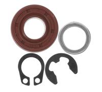 ibasenice Kit de Joint pour Machine Joint Huile Robuste Rondelle Plate Acier et Clip E pour Étanchéité et Maintenance Facile